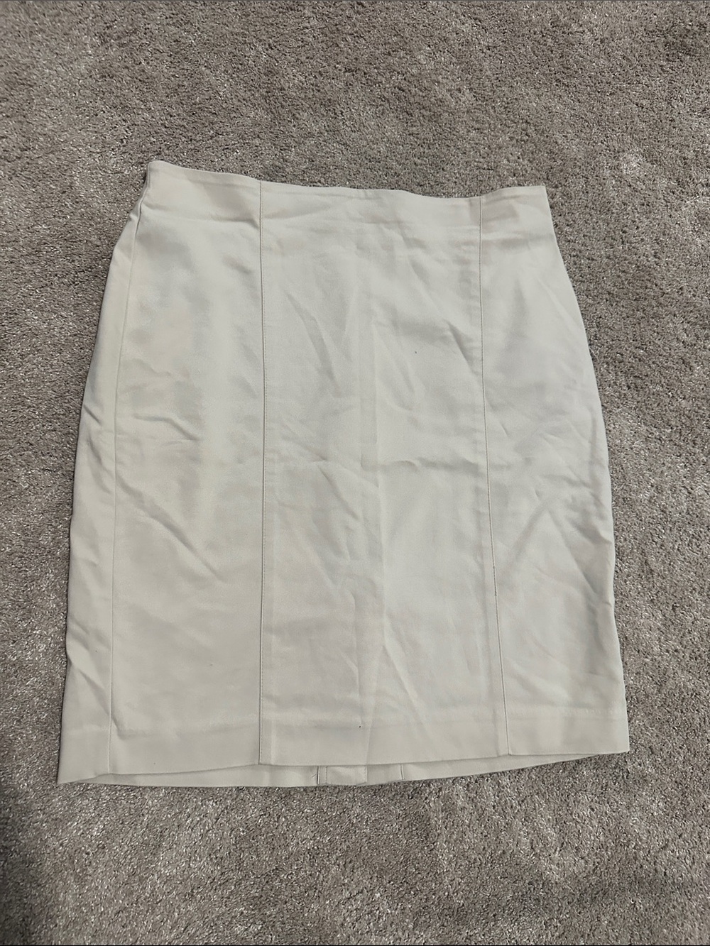 Classic Cream Pencil Skirt - Women's Tailored Office Wear